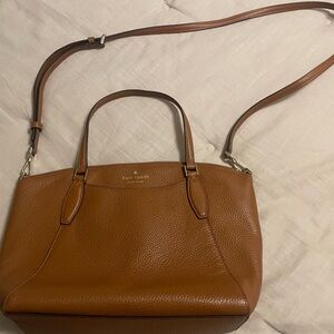 Kate spade cognac leather satchel.